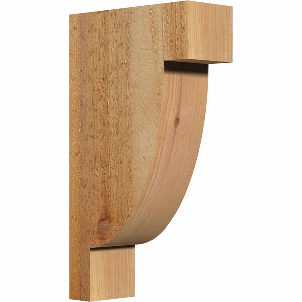 Ekena Millwork Alpine Rough Sawn Corbel, Western Red Cedar, 4"W x 10"D x 18"H COR04X10X18ALP00RWR - main